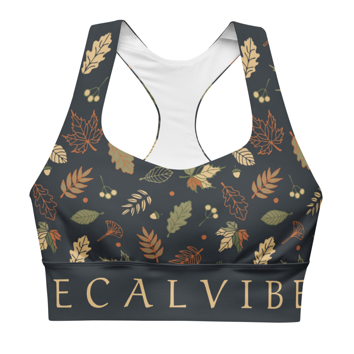 all over print recycled longline sports bra white front 6843bab229c30 longline sports bra