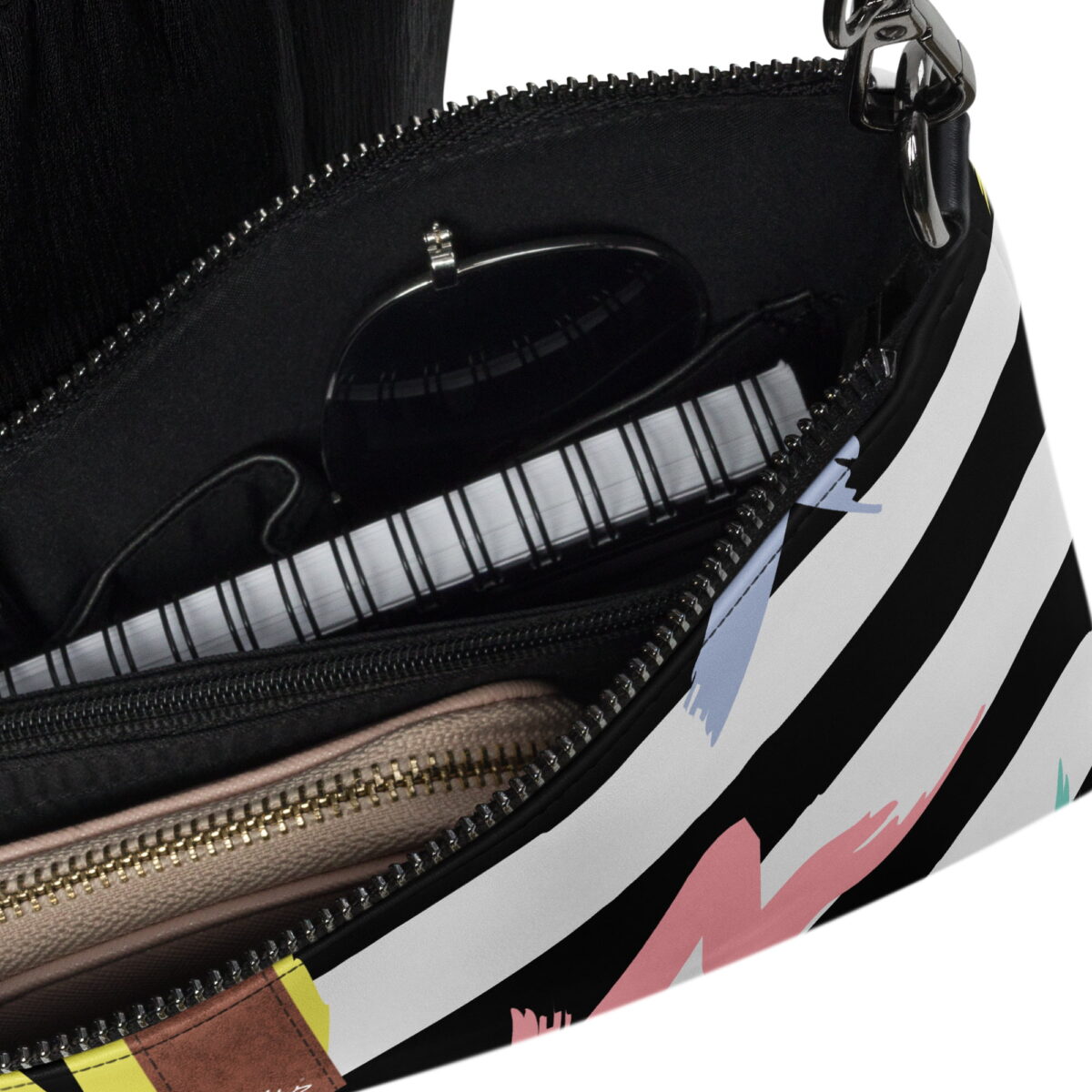 all over print crossbody bag black product details 2 6481687e4fb35 handtasche