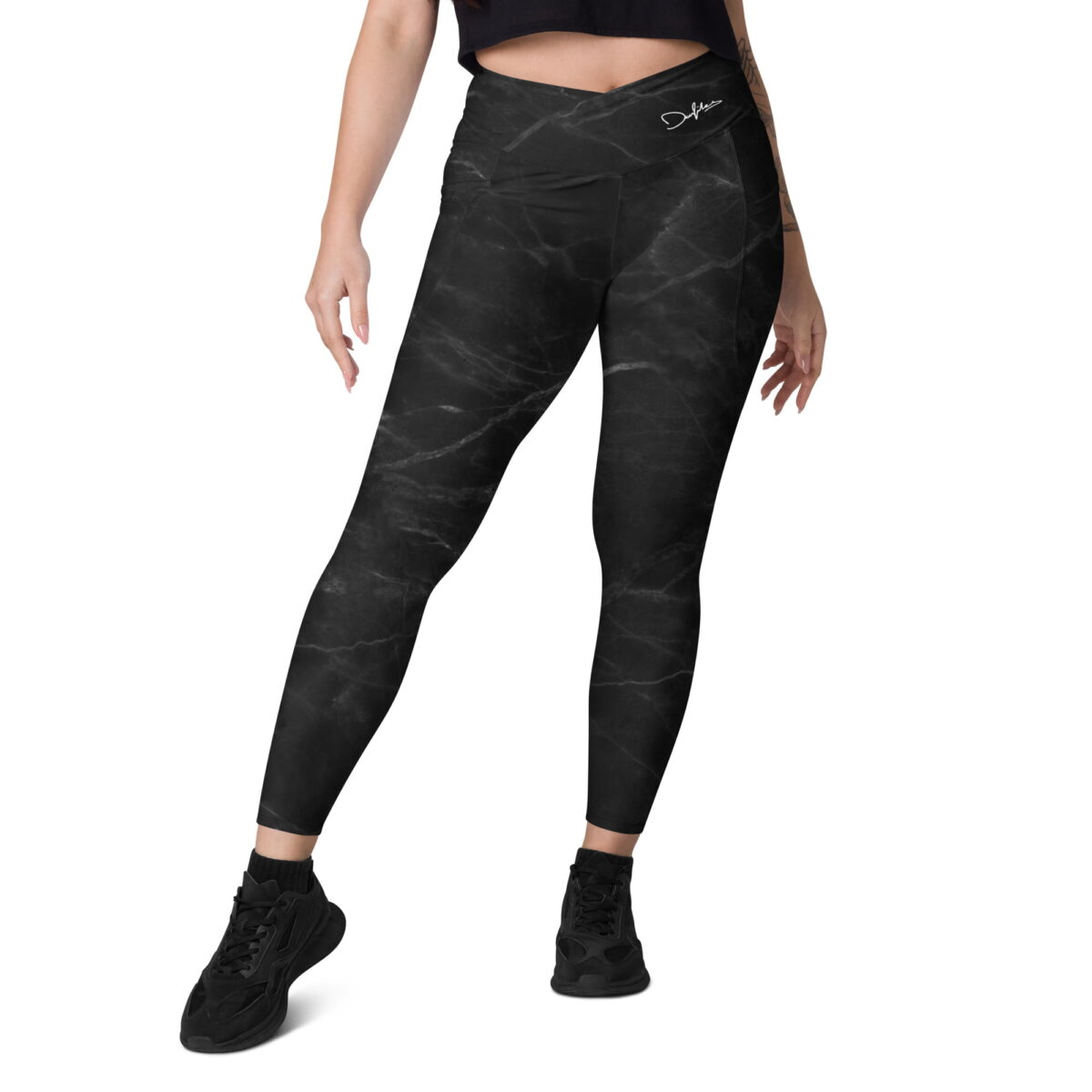 all over print crossover leggings with pockets white front 63b153d9462e4 v bund leggings