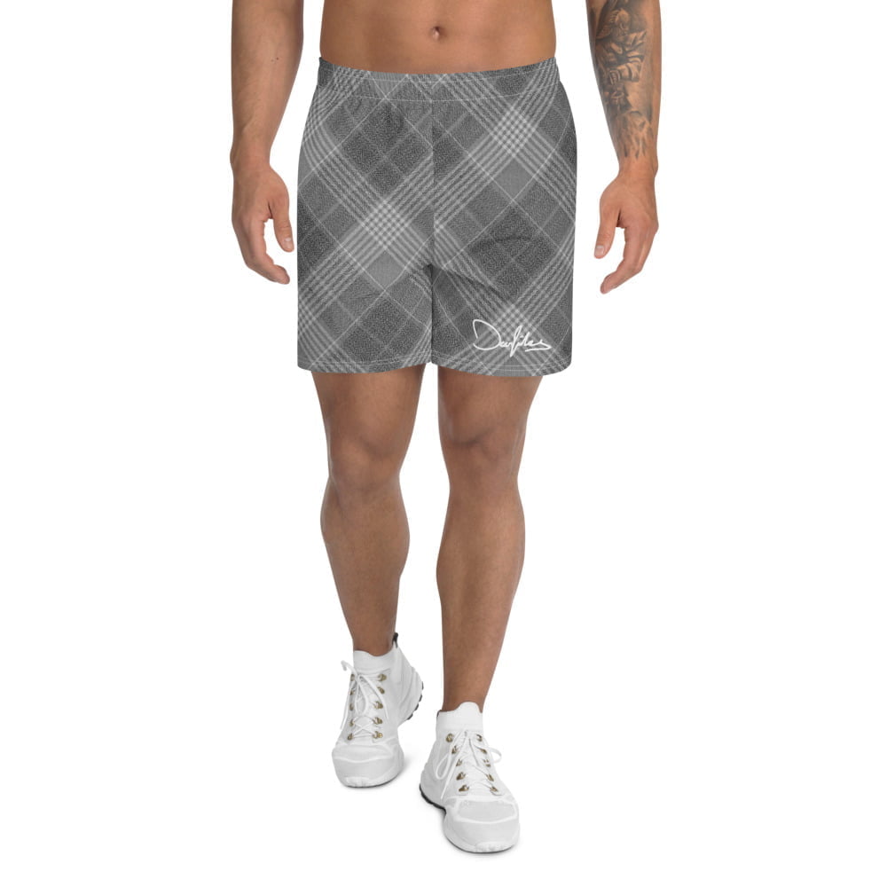 all over print mens athletic long shorts white front 63166116f1f0c Herren sport shorts