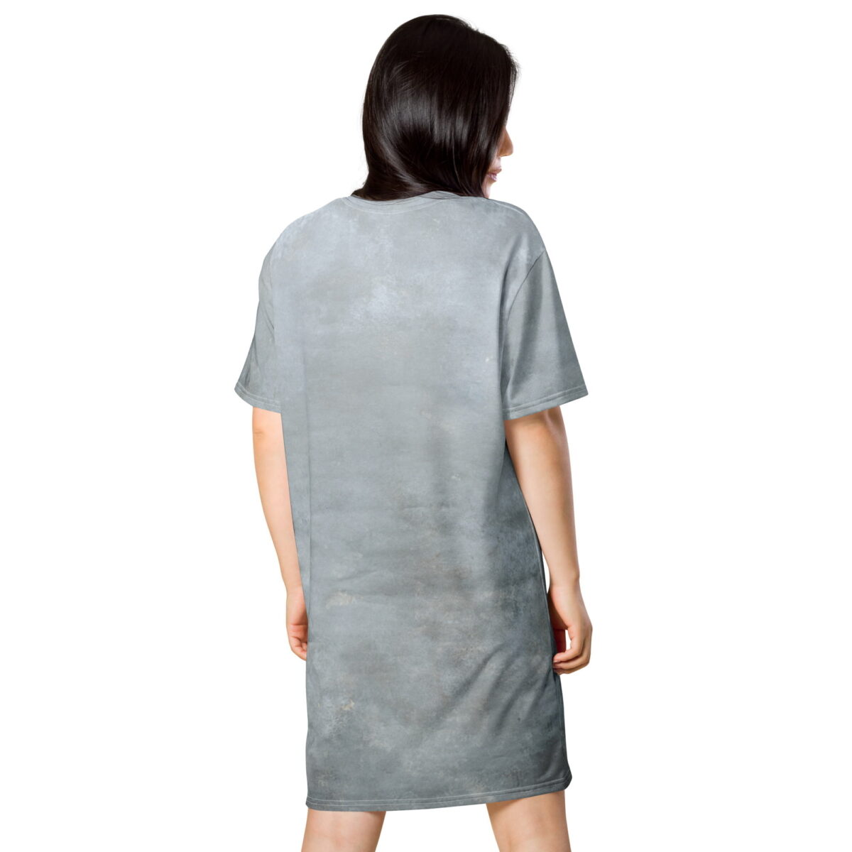 all over print t shirt dress white back 62ff191521183 t-shirt kleid