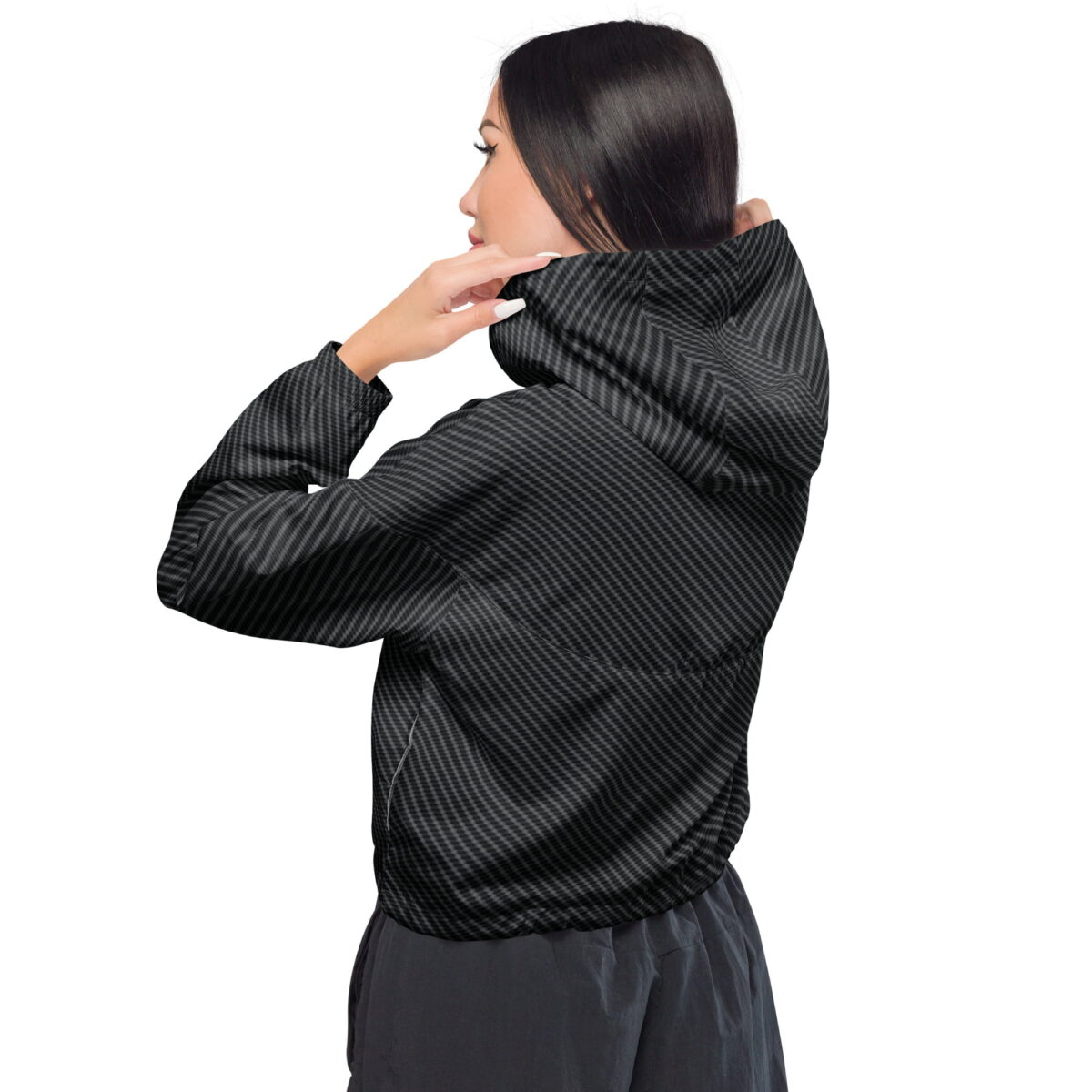 all over print womens cropped windbreaker black back 6348f5617f56d damen windbreaker
