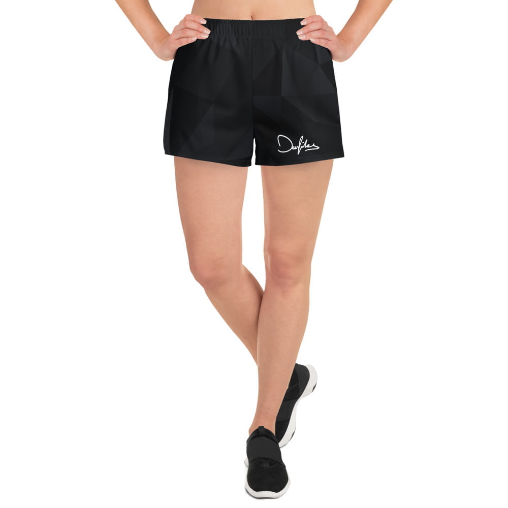 all over print womens recycled athletic shorts white front 637018be1aa22 damen sport shorts