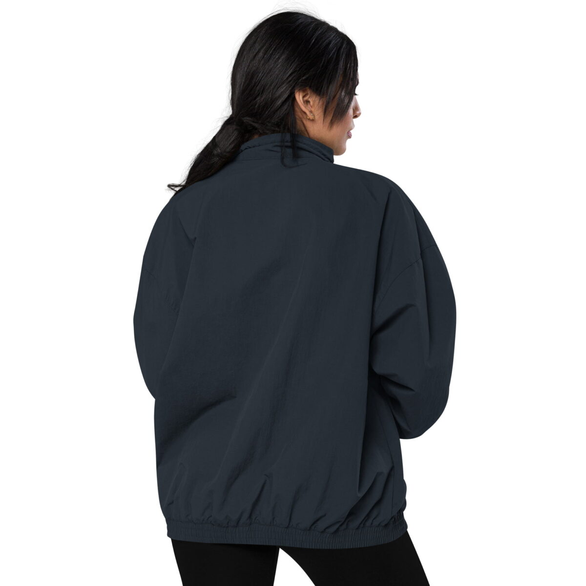 recycled tracksuit jacket french navy back 621b2fd1e5ef6 damen trainingsjacke