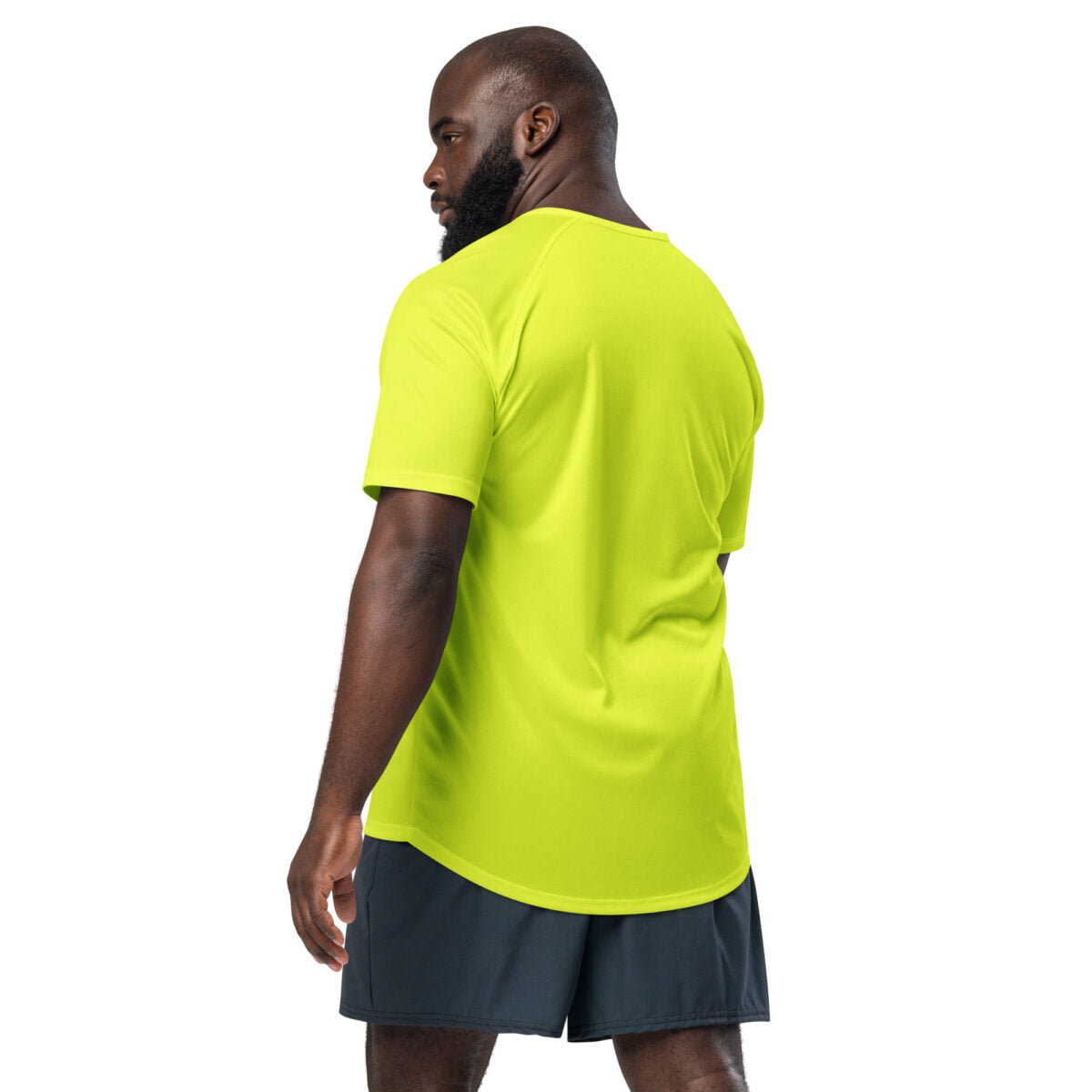 unisex sports jersey neon yellow back 65bb243c1a53a herren sport trikot